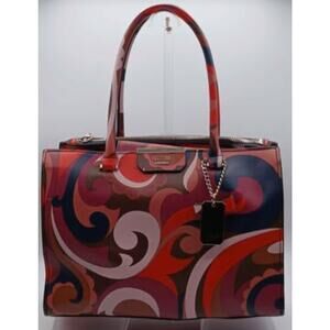 Pre-Loved GUESS Ryann Society Carryall Paisley Crossbody Bag. $65.